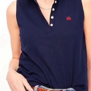 Sleeveless J.Crew polo top